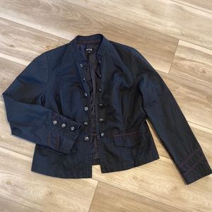 Apt 9 goth military jacket with buttons and stitching details size L